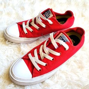 NEW Red Converse Chuck Taylor slip on